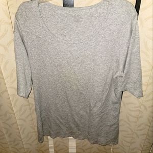 Time and Tru Grey T-shirt sz L